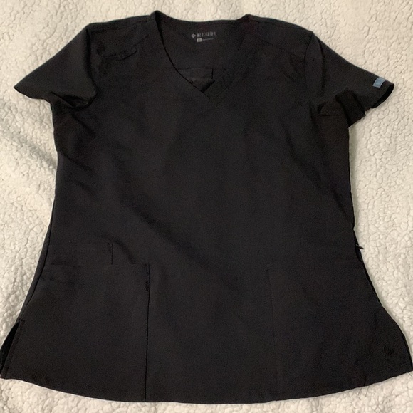 Black Med Couture Scrub Set - Picture 5 of 11